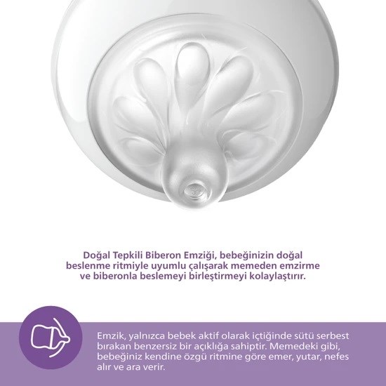 Avent Natural Response PP Biberon 260 ml Orjinal