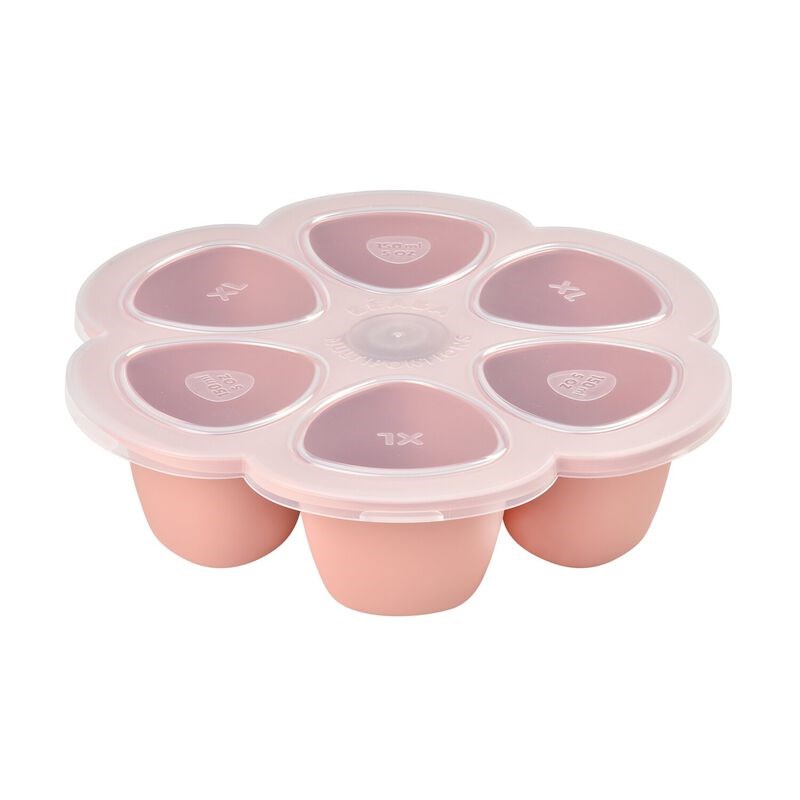 Beaba Silikon 6Lı Sıcak& Soğuk Saklama Kabı Old Pink 6 X 150Ml