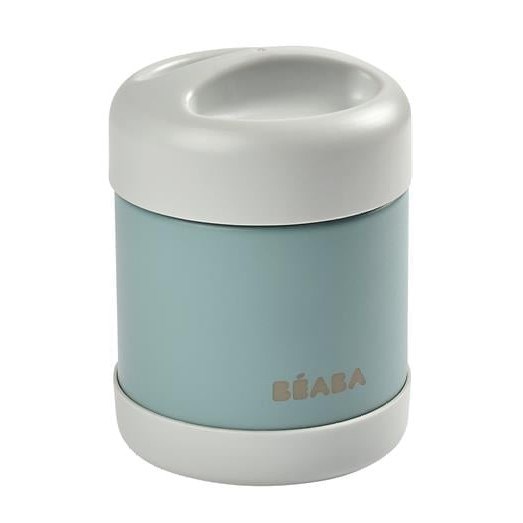 Beaba Paslanmaz Çelik Yiyecek Termosu (Light Mist/Eucalyptus Green) 