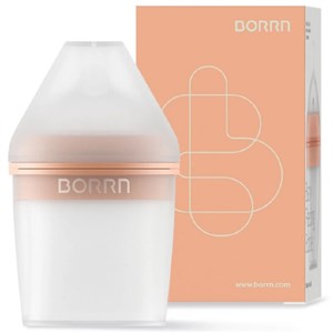 Borrn Antikolik Silikon Biberon 150 ml Turuncu
