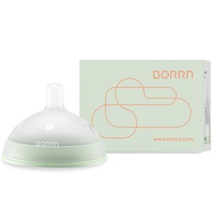 Borrn Antikolik Silikon Biberon İçin Emzik Değişken Akışlı 9 Ay ve Üzeri Yeşil