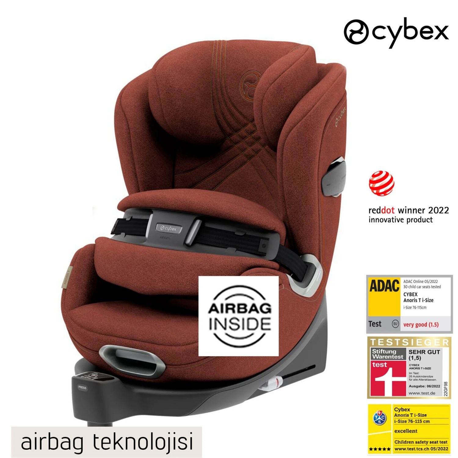 Cybex Anoris T i-Size Oto Koltuğu Autumn Gold Orjinal