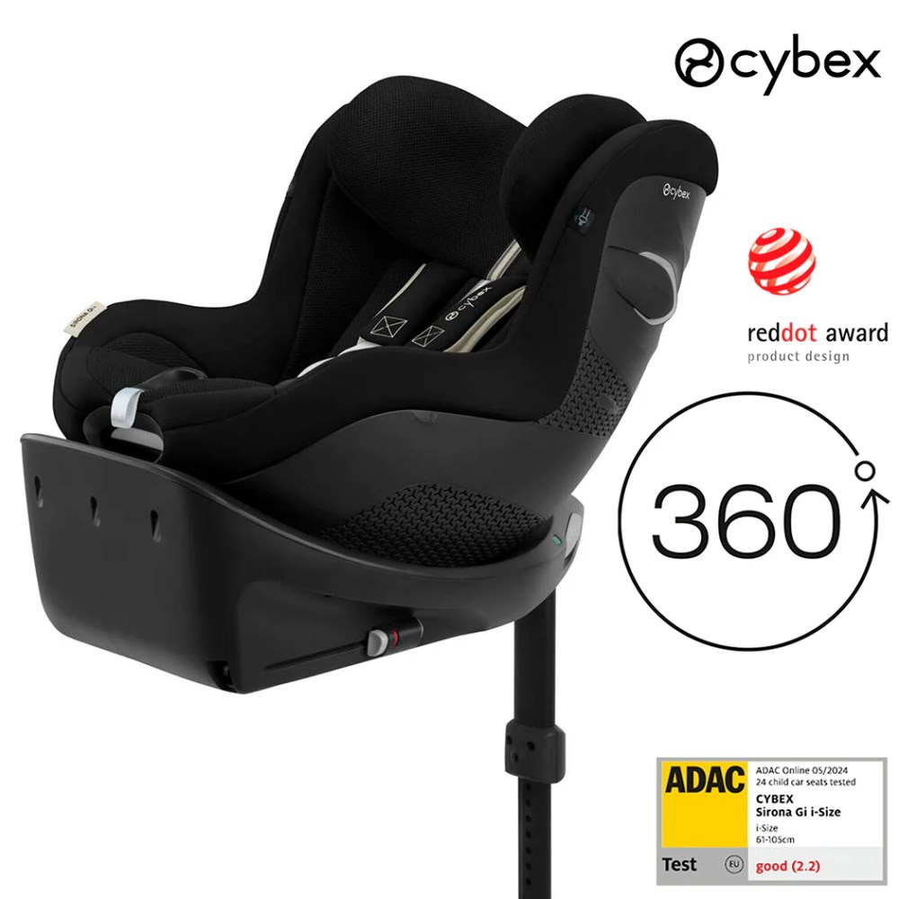 Cybex Sirona Gi isize Plus Oto Koltuğu Moon Black Haziran İlk Haftası 2025 Teslim