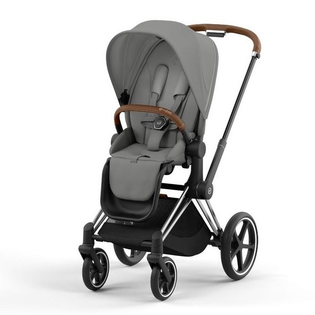 Cybex Priam Bebek Arabası Chrome Brown - Mirage Grey Haziran İlk Haftası 2025 Teslim  