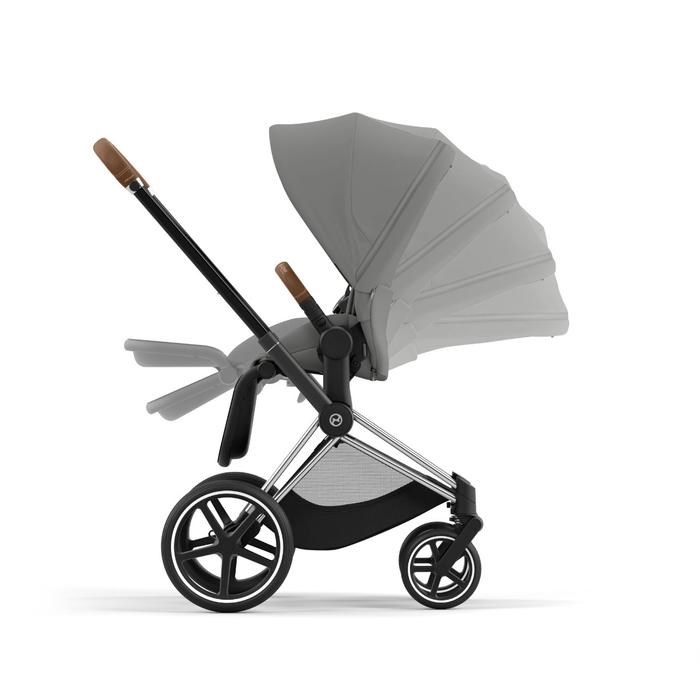 Cybex Priam Bebek Arabası Chrome Brown - Mirage Grey Haziran İlk Haftası 2025 Teslim  