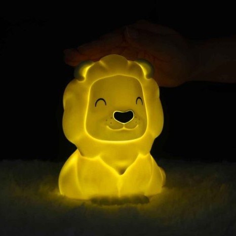 Dhink Silikon Gece Lambası Aslan Sarı 