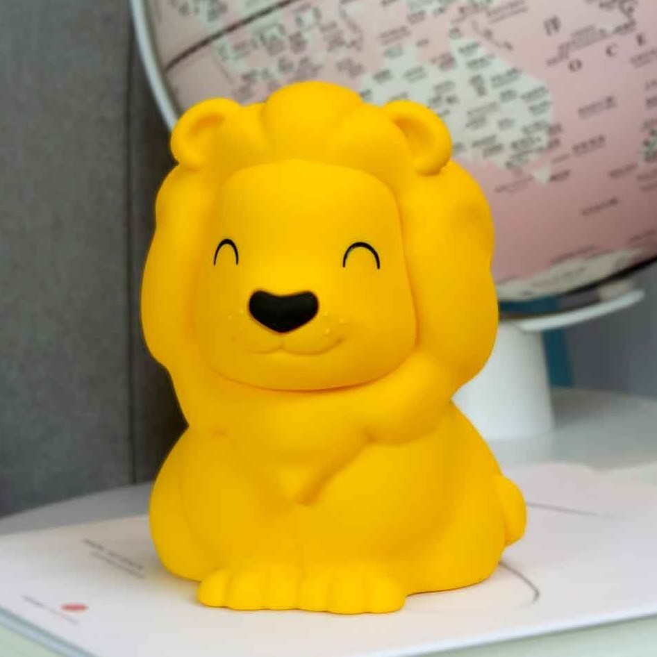 Dhink Silikon Gece Lambası Aslan Sarı 