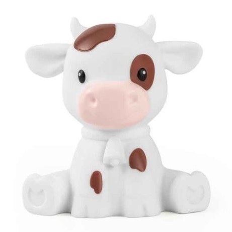 Dhink Zodiac Baby Ox Gece Lambası Beyaz Kahverengi 