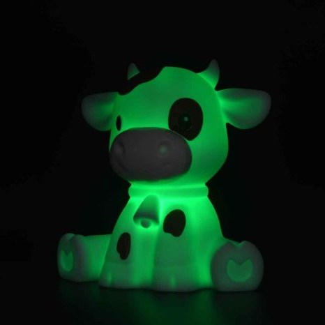 Dhink Zodiac Baby Ox Gece Lambası Beyaz Kahverengi 