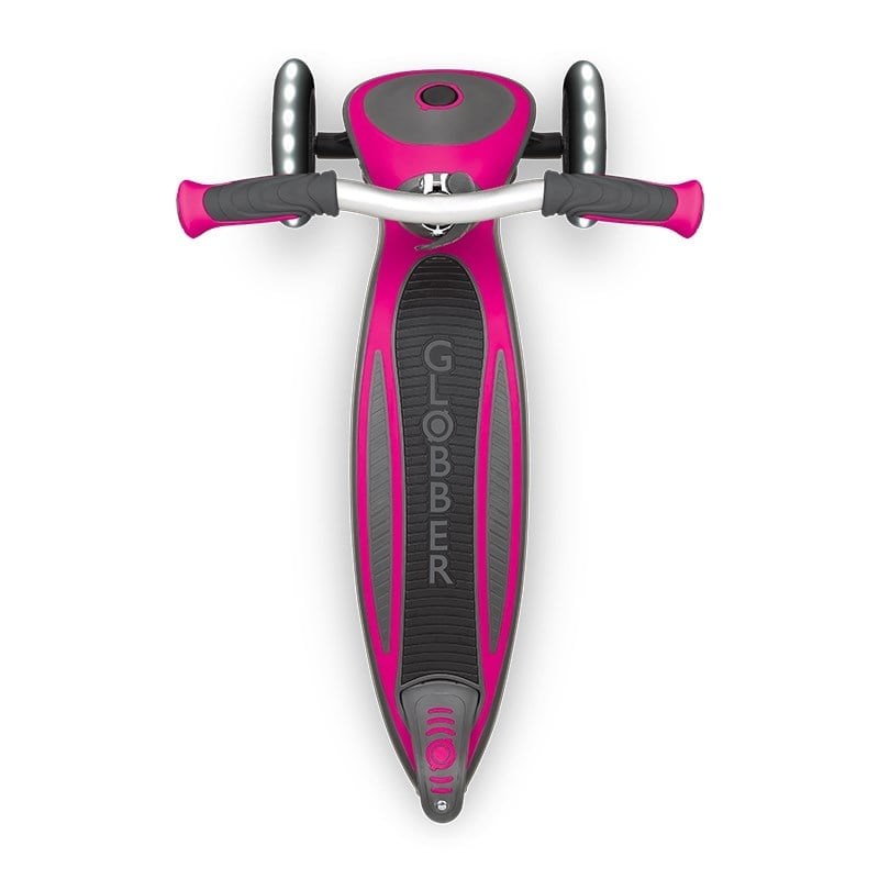 Globber Master Işıklı Katlanabilir Scooter - Pembe 4  Yaş+ 