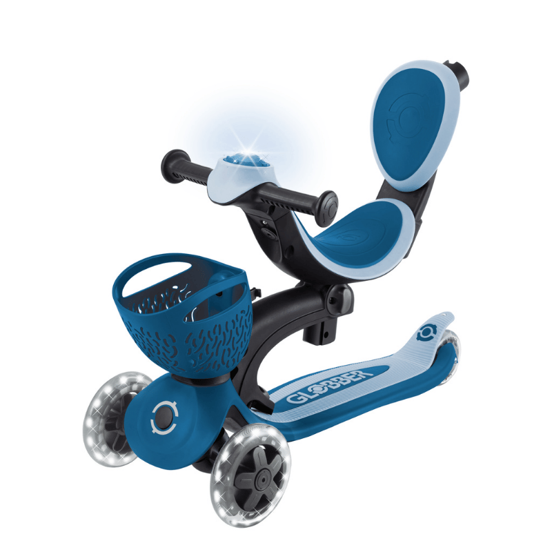 Globber Go Up Baby 360 Işıklı Scooter - Pastel Mavi 