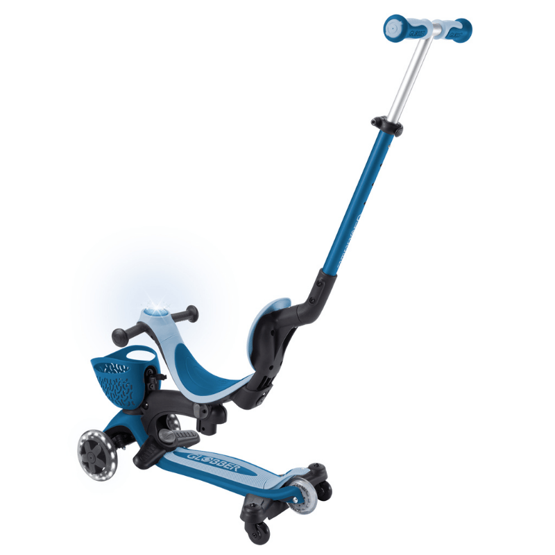 Globber Go Up Baby 360 Işıklı Scooter - Pastel Mavi 