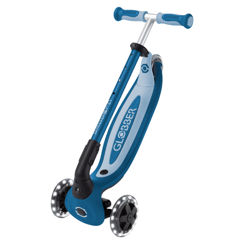 Globber Go Up Baby 360 Işıklı Scooter - Pastel Mavi 