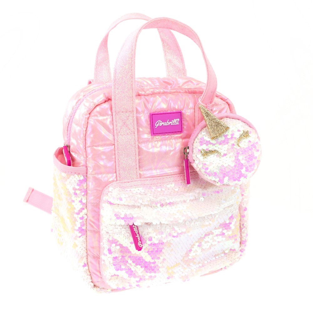 Girabrilla Puffer Mini Back Pack Unocorn Aksesuarlı 