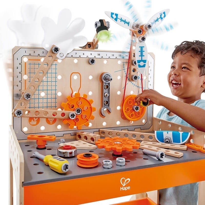 Hape Deluxe Bilimsel Oyuncak Çalışma Tezgahı 