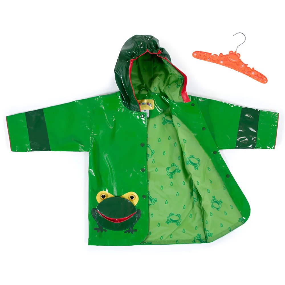 Kidorable Çocuk Yağmurluk Kurbağa Yeşil