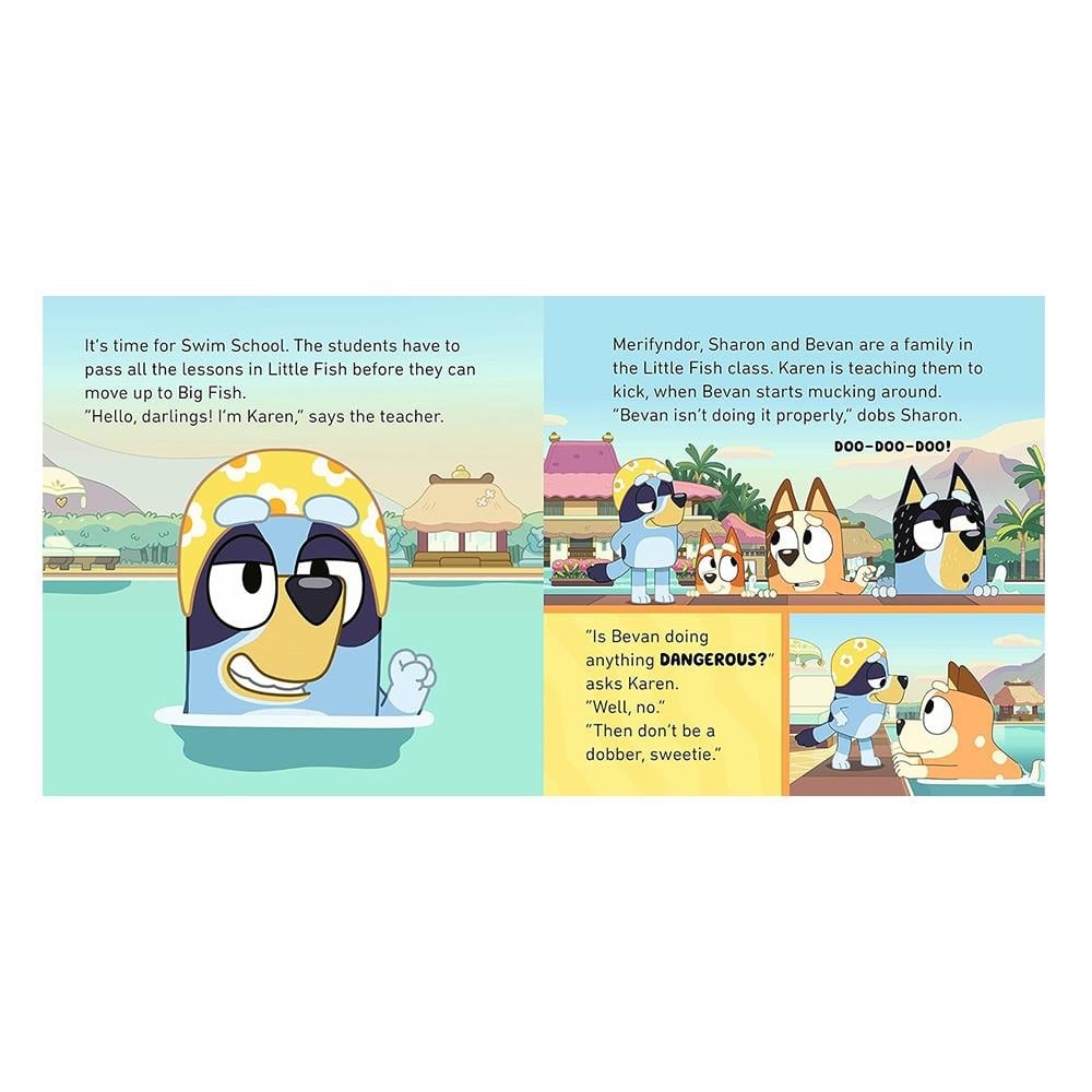 Bluey - Swim School - Board Book 