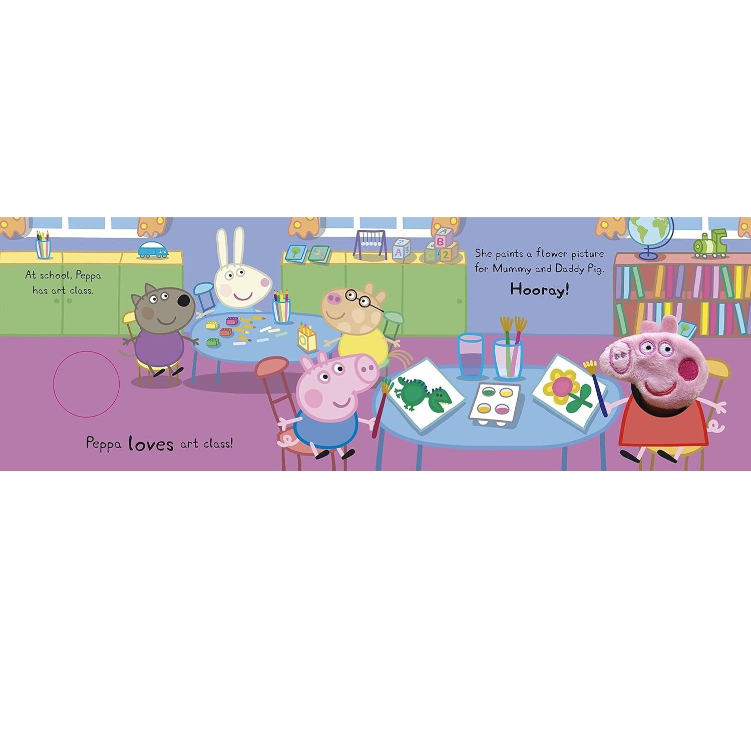 Peppa Pig - Hooray Says Peppa Finger Puppet Book 