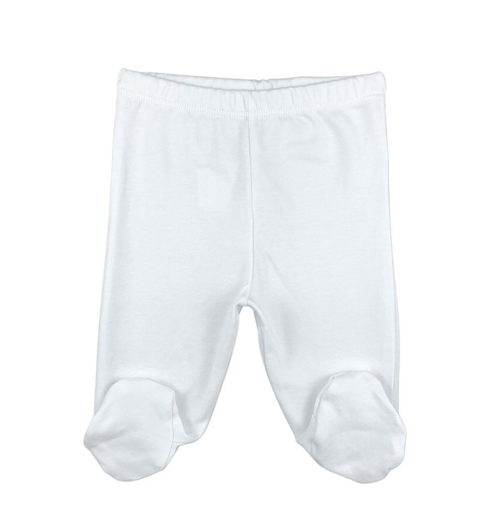 Luggi Baby Mevsimlik Patikli Alt Basic Beyaz
