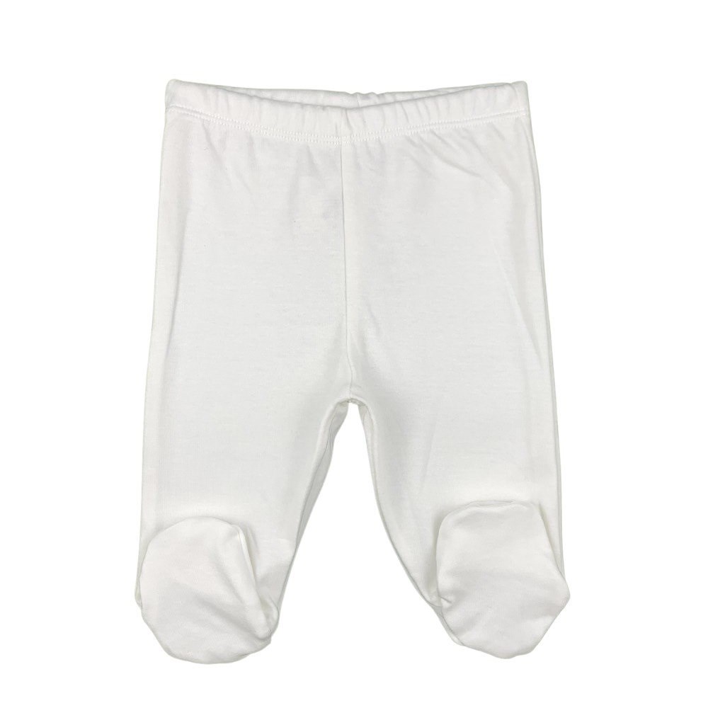 Luggi Baby Mevsimlik Patikli Alt Basic Beyaz