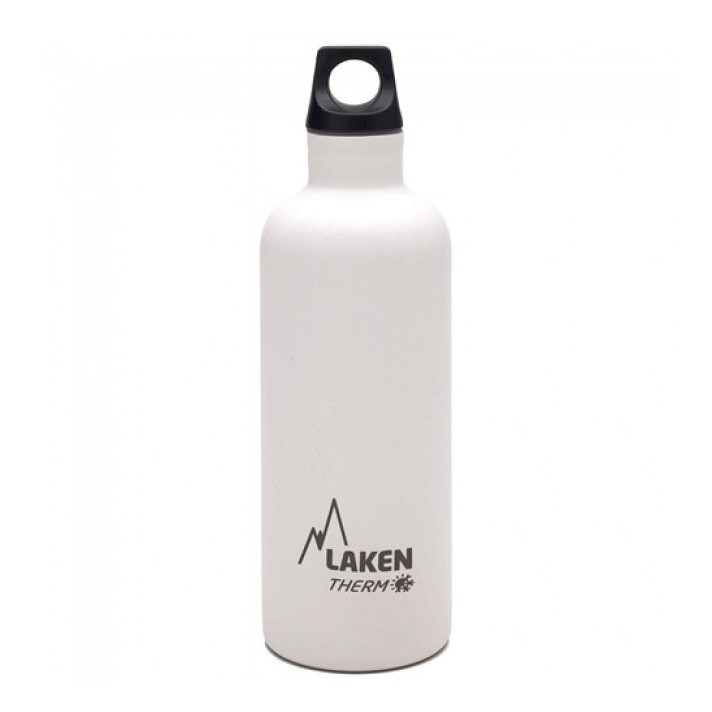 Laken Çelik 18/8 Futura Termos Şişe 0,50L - Beyaz 