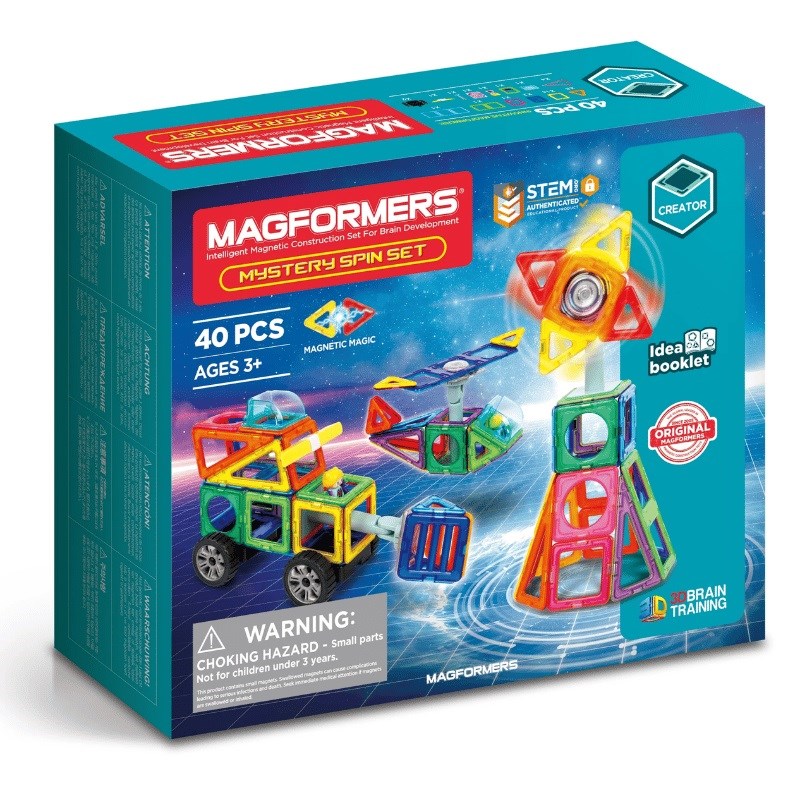 Magformers Mıknatıslı Mystery Spin Set - 40 Parça 
