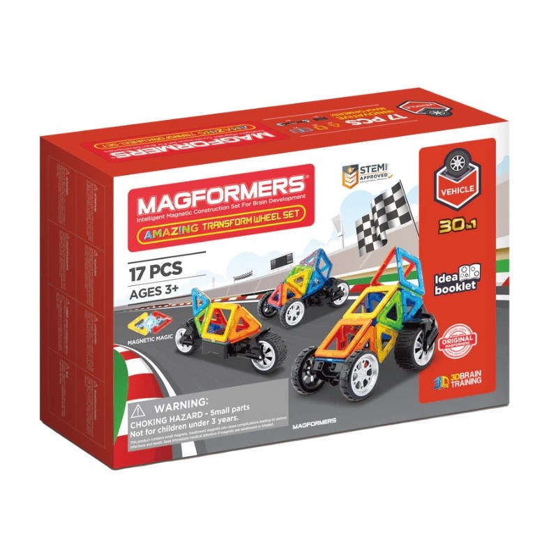Magformers Mıknatıslı Amazing Transform Wheel Set - 17 Parça 