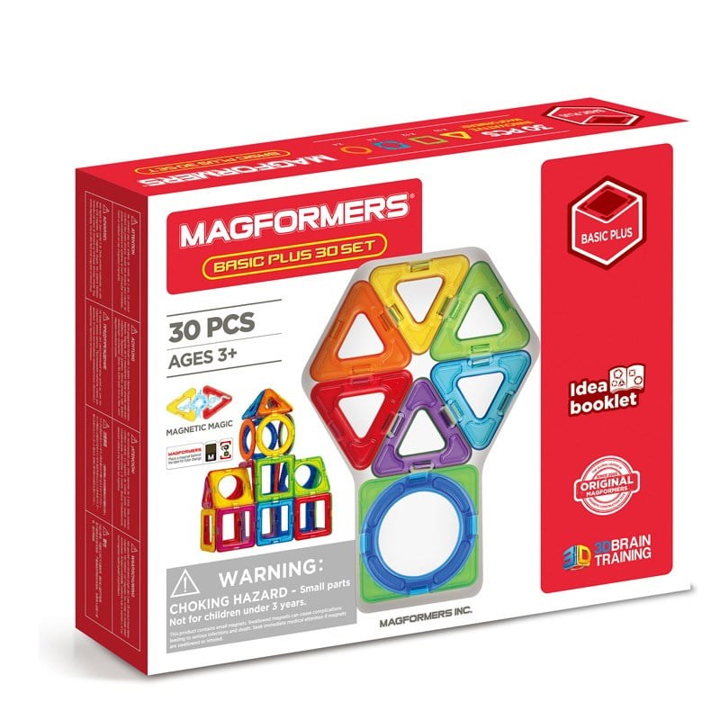Magformers Mıknatıslı Basic Plus Set - 30 Parça 