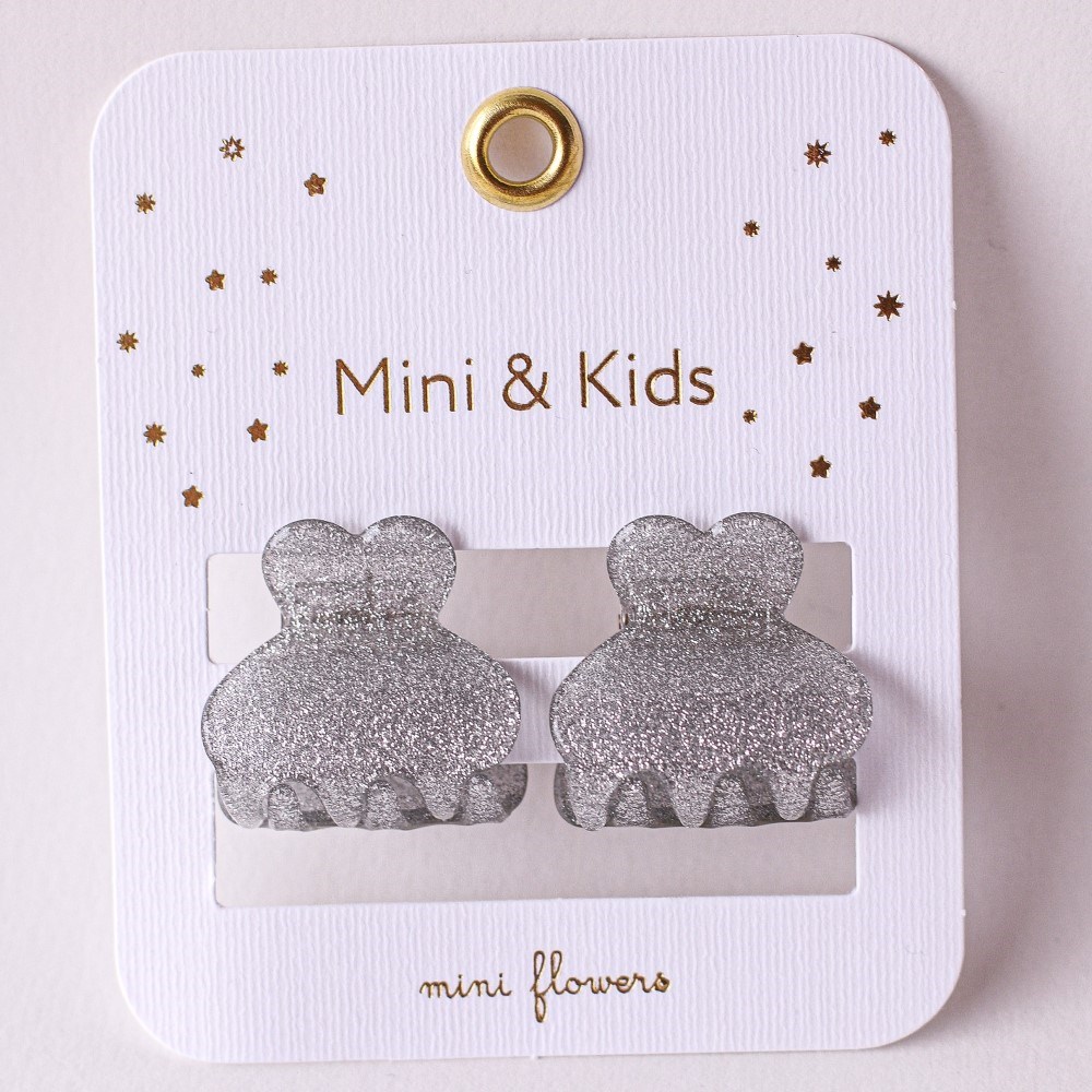Mini & Kids - Mini Kemik Toka 2'li Gri