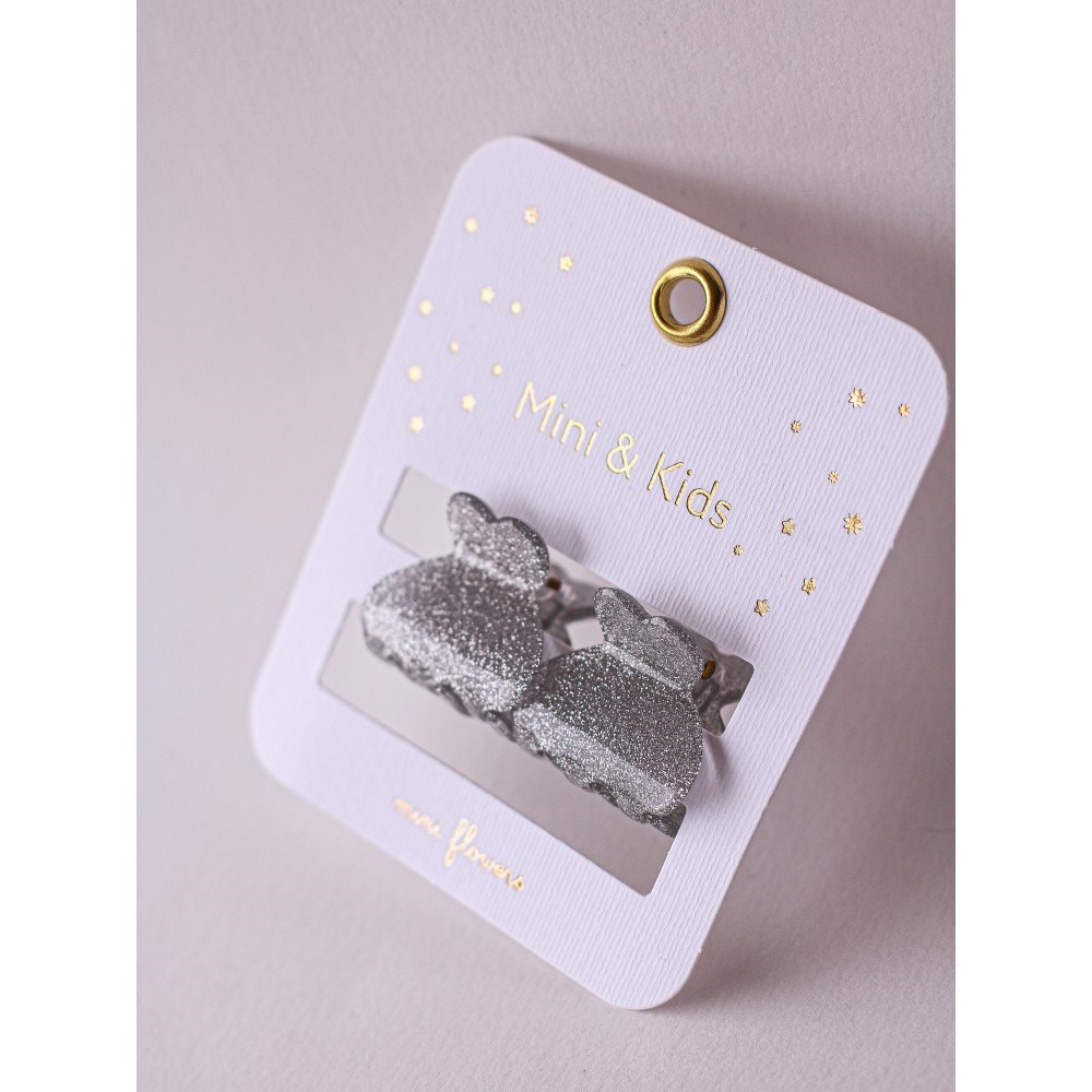 Mini & Kids - Mini Kemik Toka 2'li Gri