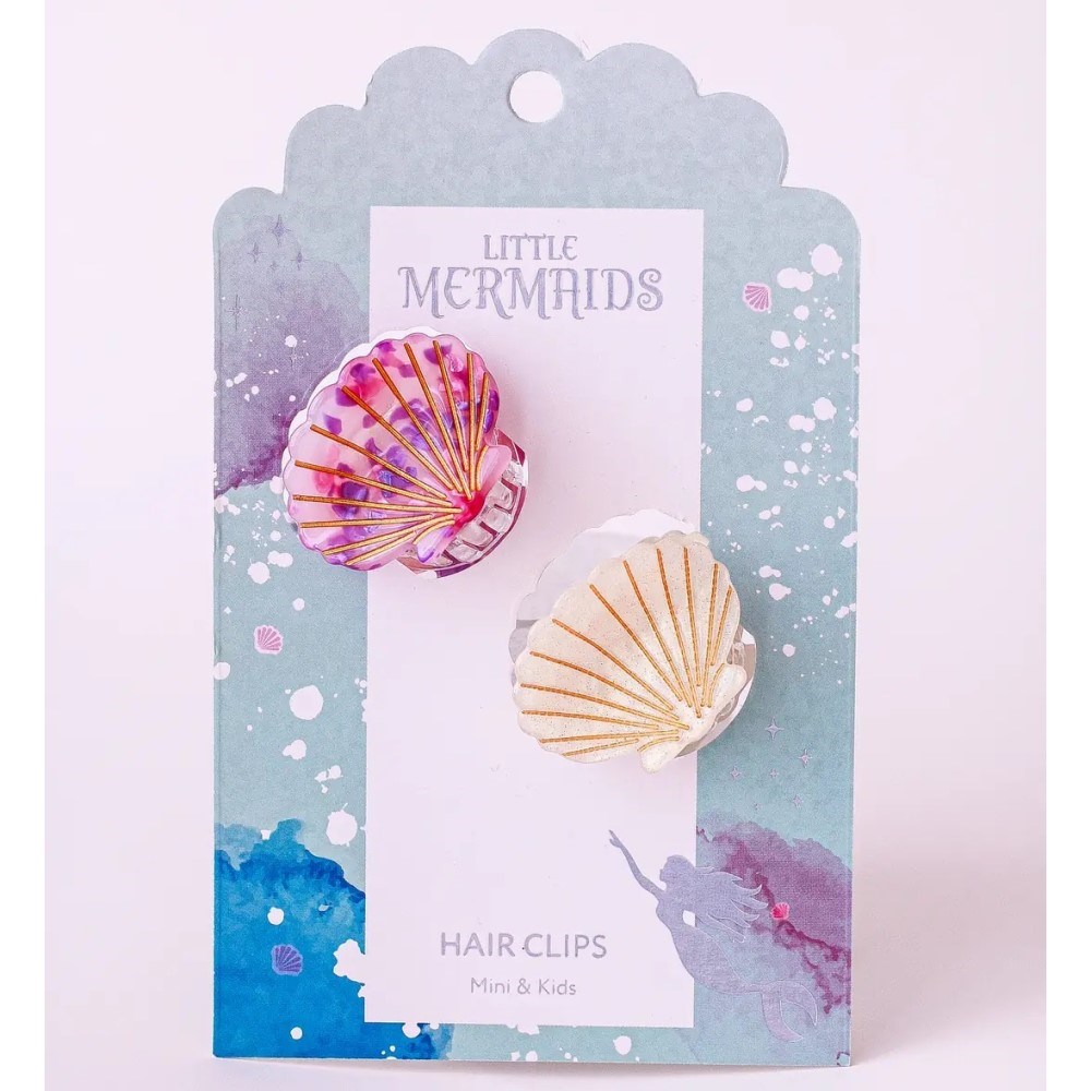 Mini & Kids Little 2'li  Mermaids Medium Toka Pembe