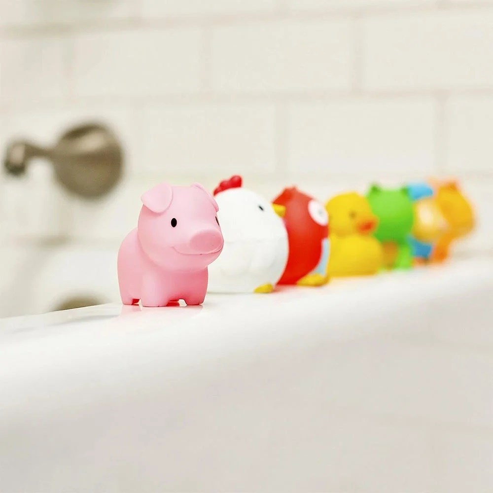 Munchkin Çiftlik Hayvanları İle Banyo Fışkırtmaları 8'li Paket Orjinal