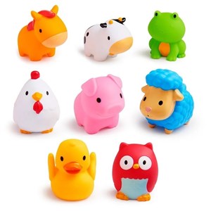 Munchkin Çiftlik Hayvanları İle Banyo Fışkırtmaları 8'li Paket