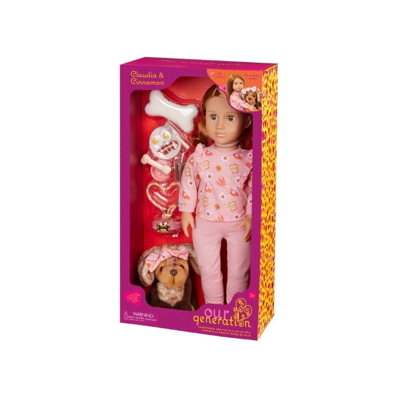 Our Generation Claudia & Cinnamon Oyuncak Bebek - 46 cm Orjinal