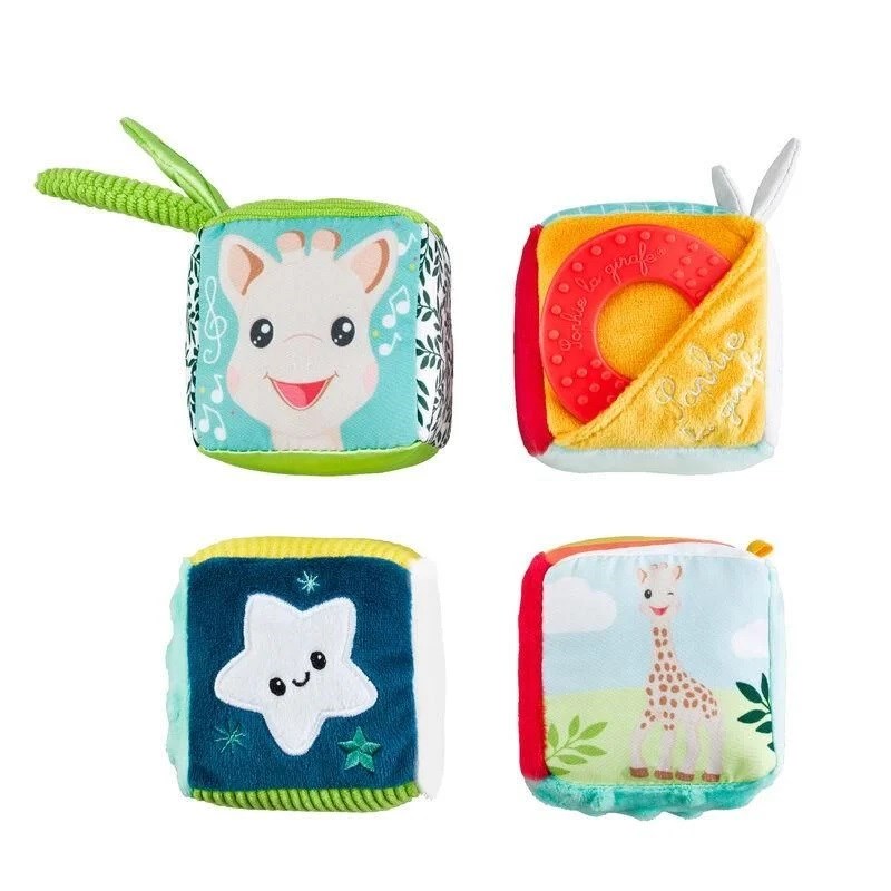 Sophie la Girafe Multi'activities +4lü Küp Oyuncak Orjinal