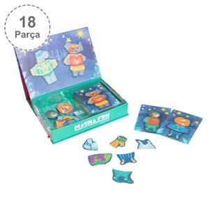 Tiger Tribe Eğlenceli Puzzle Magnet - Safari