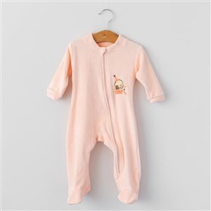 Mama Yoyo Baby Kadife Uyku Tulumu Tavşan Nakışlı