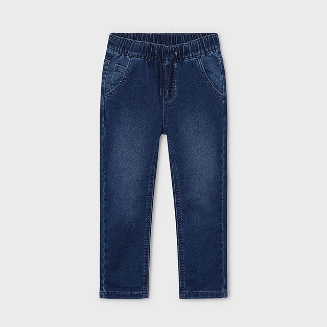 Mayoral Kışlık Erkek Koşucu Stil Denim Pantolon Koyu Mavi