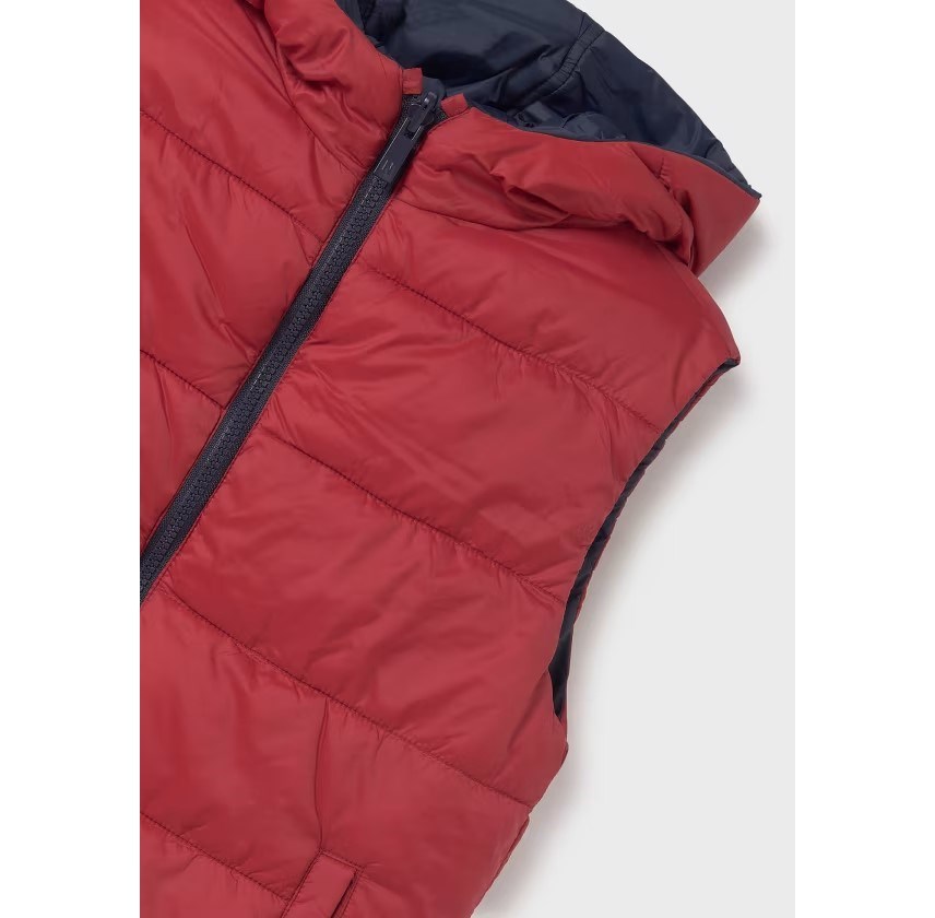 Mayoral Kışlık Erkek Çift Taraflı Anorak Yelek Bordo