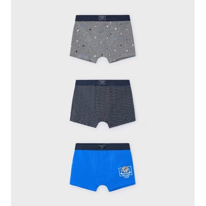 Mayoral Erkek Boxer Külot 3'lü Set Mavi