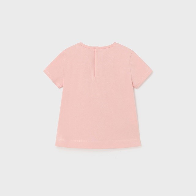 Mayoral Yazlık Kız Bebek Basic Kısa Kol T-shirt Pembe