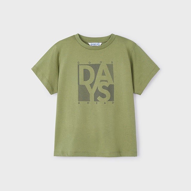 Mayoral Yazlık Erkek Kısa Kol Basic T-shirt Yeşil