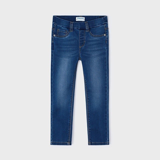 Mayoral Yazlık Kız Basic Denim Tayt Pantolon Mavi