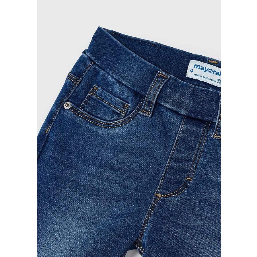 Mayoral Yazlık Kız Basic Denim Tayt Pantolon Mavi