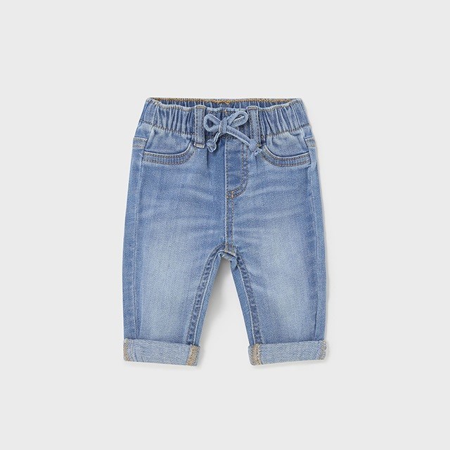 Mayoral Yazlık Erkek Bebek Denim Pantolon Mavi