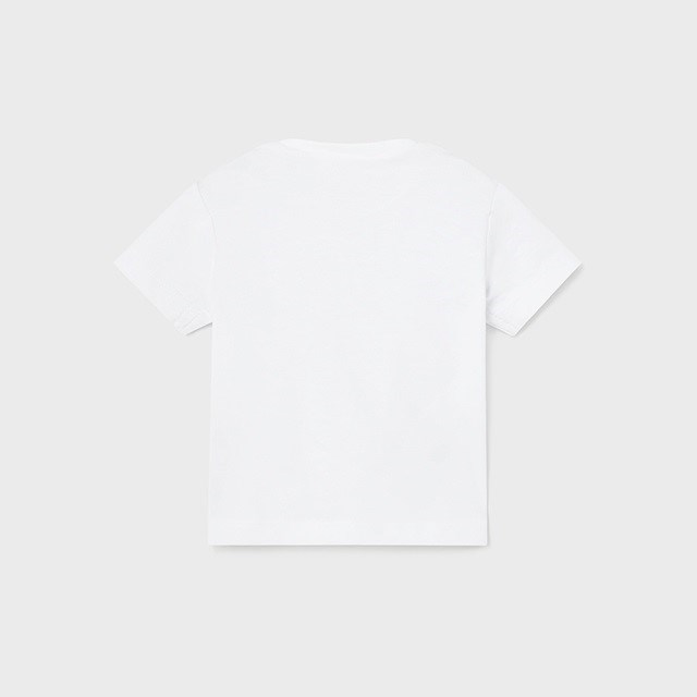 Mayoral Yazlık Erkek Bebek Kısa Kol T-shirt Beyaz