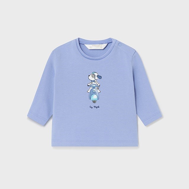 Mayoral Yazlık Erkek Bebek Uzun Kol T-shirt 2'li Mavi