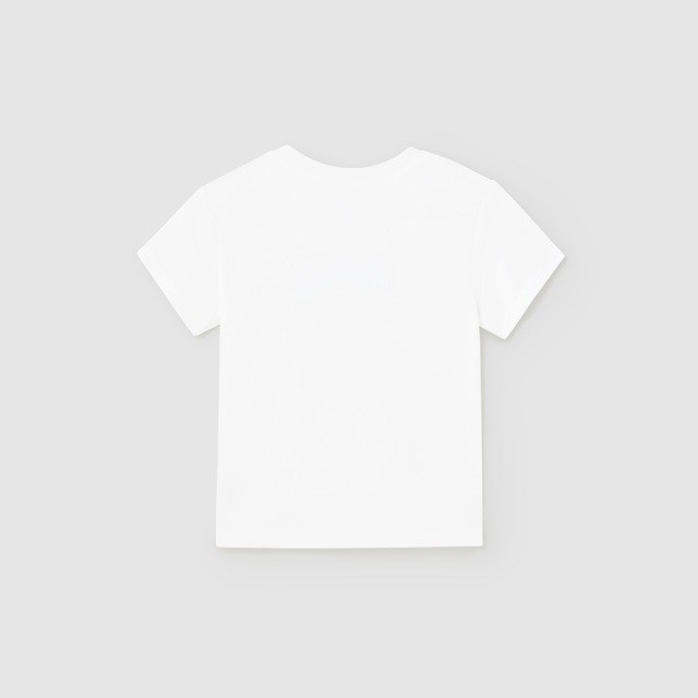 Mayoral Yazlık Erkek Bebek Kısa Kol T-shirt Beyaz