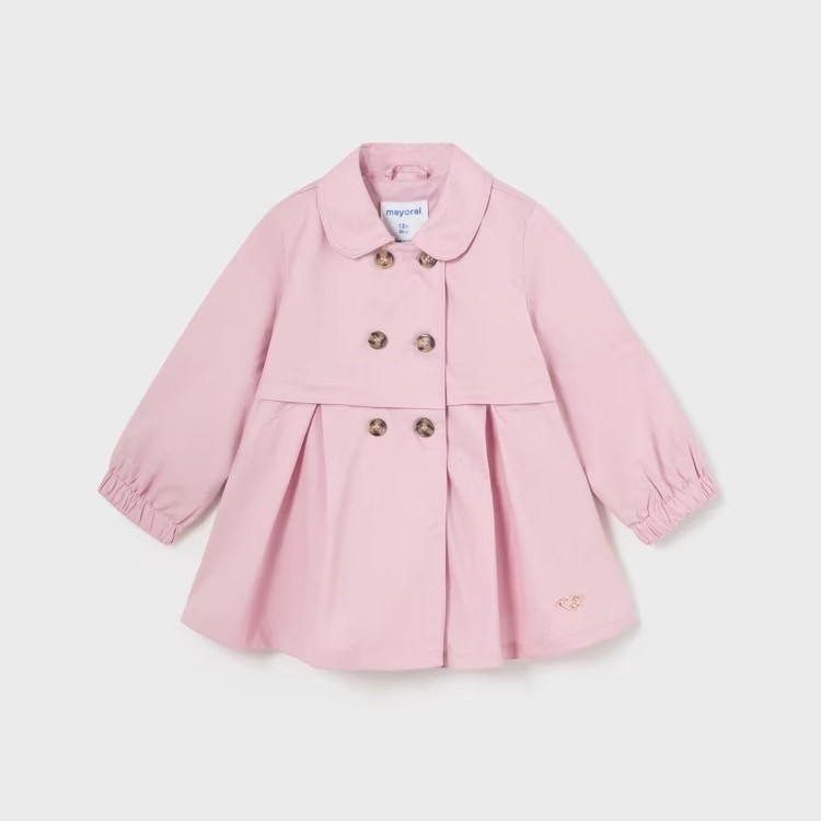 Mayoral Yazlık Kız Bebek Yağmurluk Ceket Pembe
