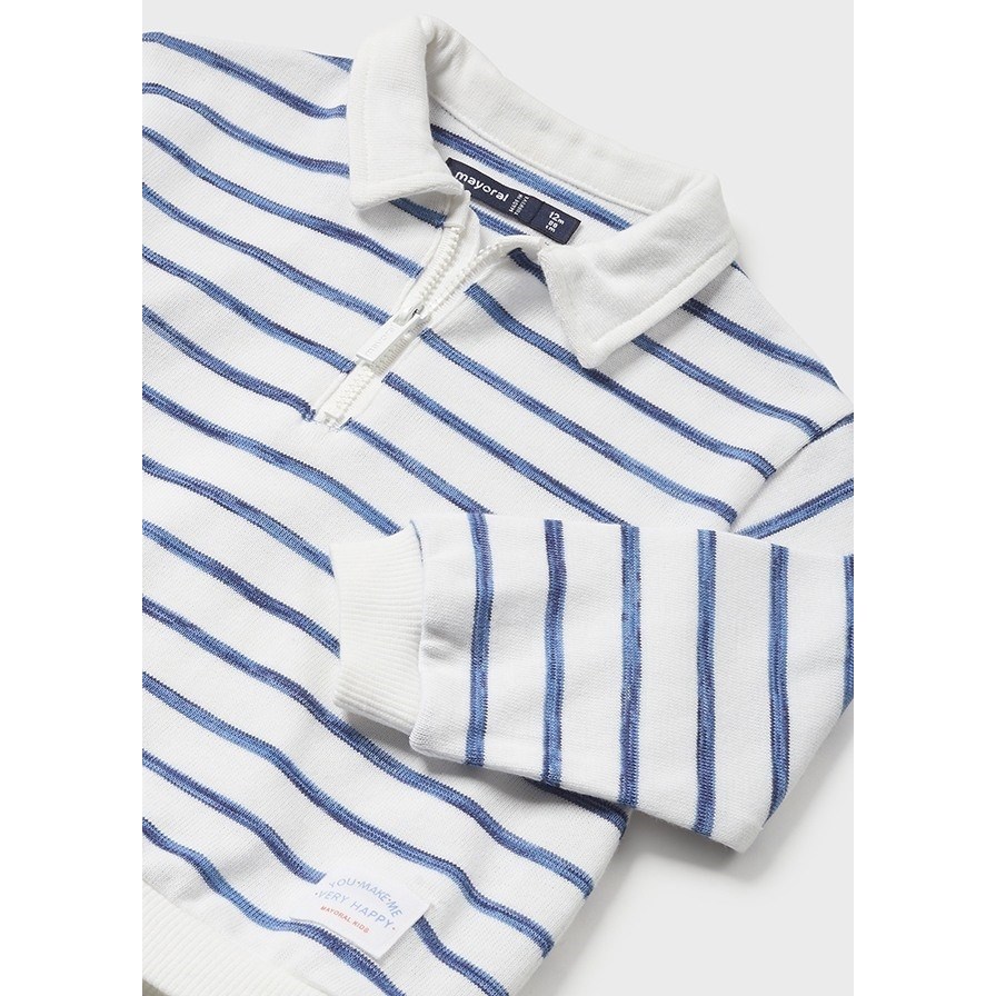 Mayoral Yazlık Erkek Bebek Uzun Kol S-shirt Koyu Mavi